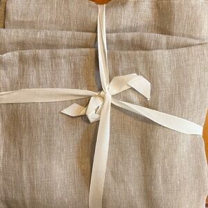 Quince Linen Curtains - Flax